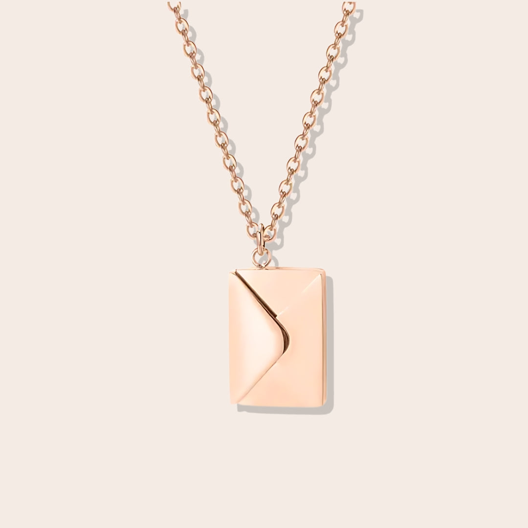 Kiki Keepsake Pendant rose gold, composed of stainless steel.